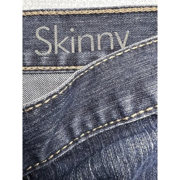 Calvin Klein Jeans Women 30 (33x28 Actual) Skinny Blue Denim - Picture 4 of 13